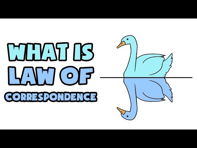 What is Law Of Correspondence | Explained in 2 min