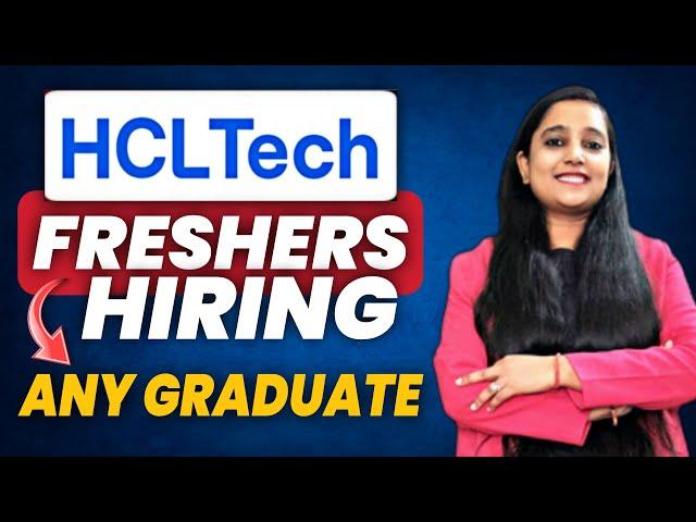 HCL Tech Recruitment 2023 | HCL Hiring Freshers 2023 | Graduate | HCL Tech Hiring 2023 | Jobs 2023