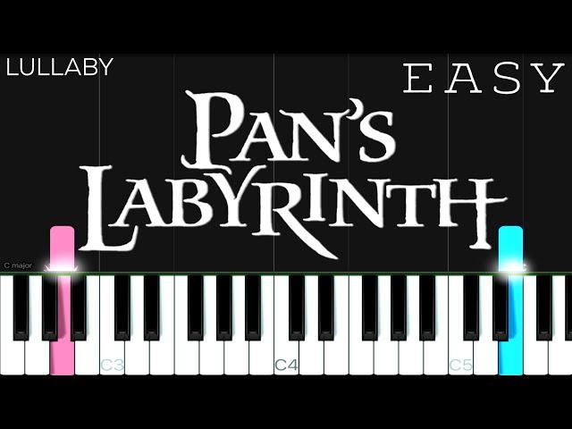 Pan’s Labyrinth Lullaby | EASY Piano Tutorial