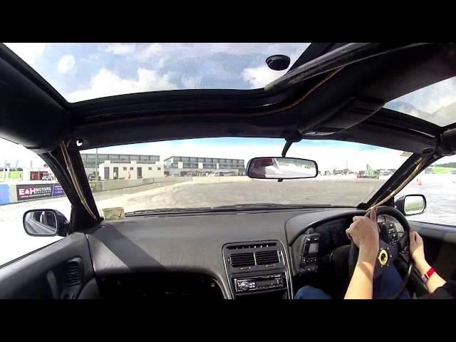 300zx Hampton downs skid pad