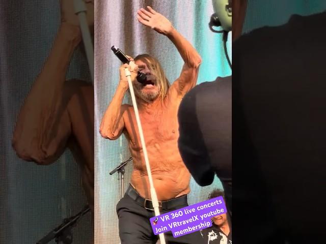 Iggy Pop's Powerful Performance Supporting Red Hot Chili Peppers! Epic Moments! 2023 #IggyPop