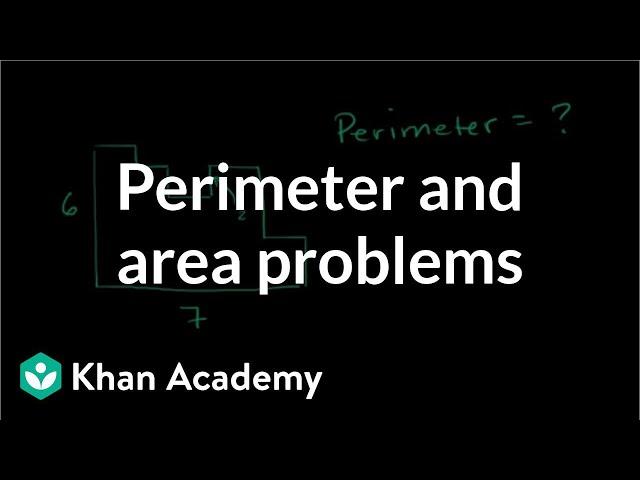 Interesting perimeter and area problems | Perimeter, area, and volume | Geometry | Khan Academy