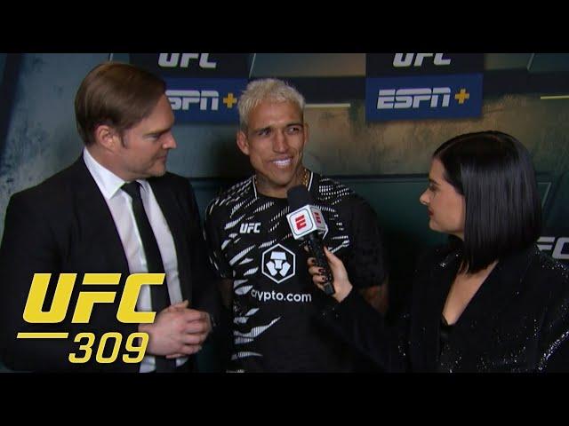 Charles Oliveira details his mindset during 5th round vs. Michael Chandler at UFC 309 | ESPN MMA