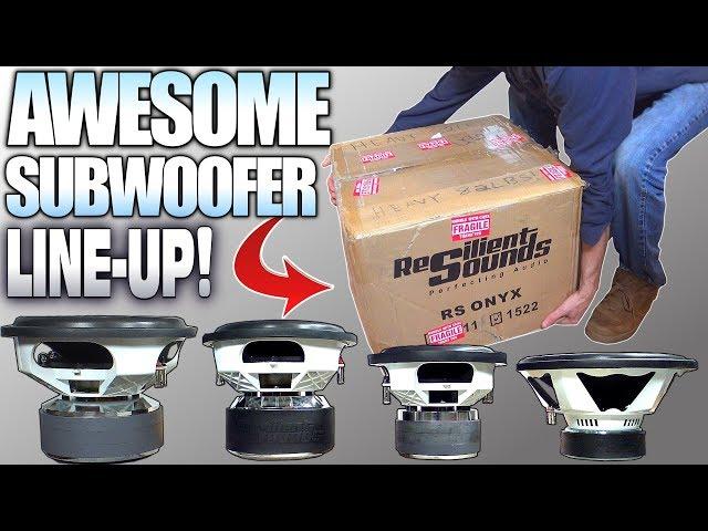 Entry Level & EXTRA LARGE Subwoofers w/ Resilient Sounds Car Audio Subwoofer Review  | 10" 12" & 15"