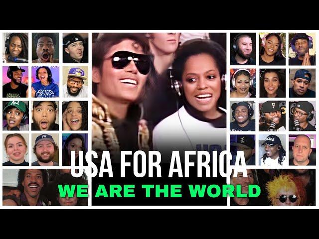 USA For Africa - We Are The World - Reaction Compilation