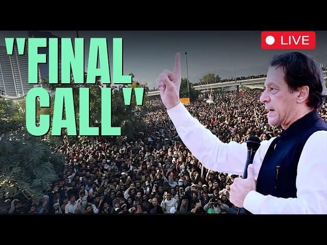 Imran Khan's "Final Call March" Enters Islamabad | Asim Munir |  Shahbaz Sharief