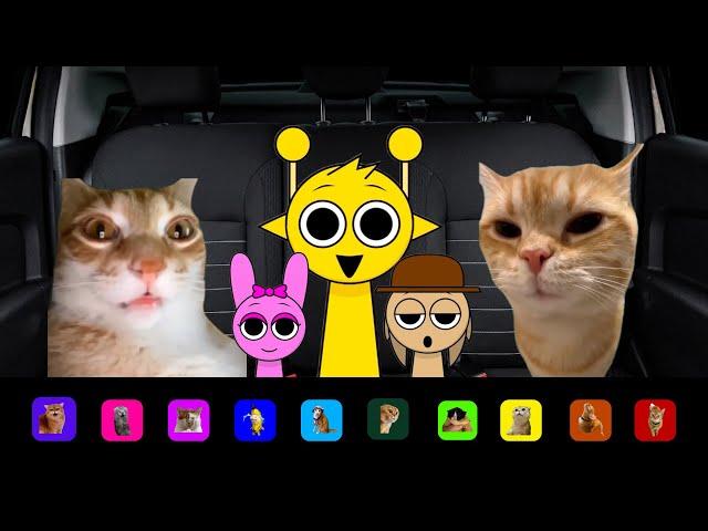 INCREDIBOX SPRUNKI Compilation Cat Memes Family Road Trip