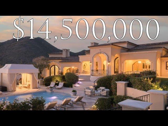 Touring a $14,500,000 French Chateau in Scottsdale, Arizona