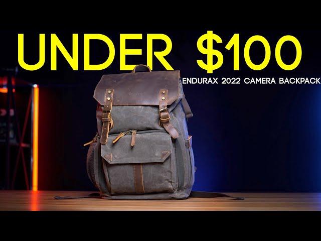 Camera BackPack UNDER $100 || 2022 Endurax Canvas Camera Backpack