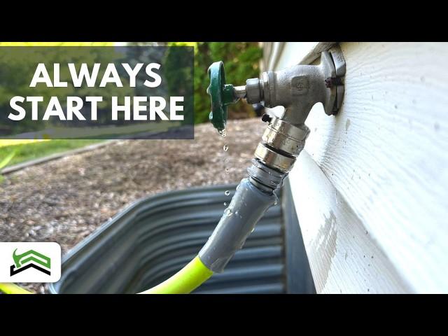 Most Common Source Of Outdoor Faucet Water Leaks | 5 Minute Fix