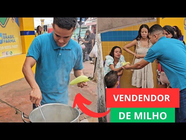 FUI VENDER MILHO NO CENTRO DA CIDADE  @ElizeuSilvaTV