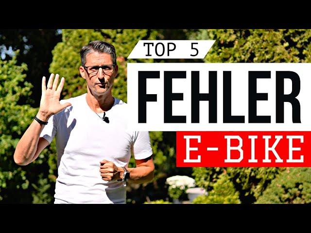 TOP 5 Todsünden am E-Bike ! So killst Du frühzeitig dein Bike !  