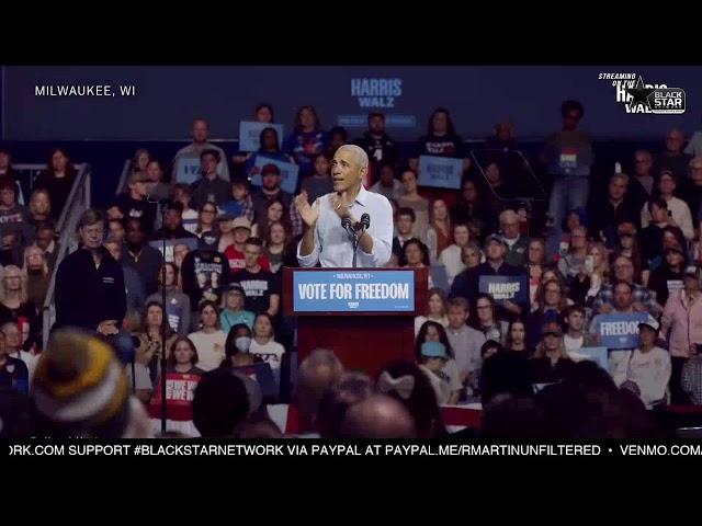 President Barack Obama Speaks at Milwaukee Rally