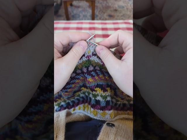 The start of my Noomi sweater by Sophie Ochera! #knit #knittersofyoutube #menwhoknit #craft #sweater