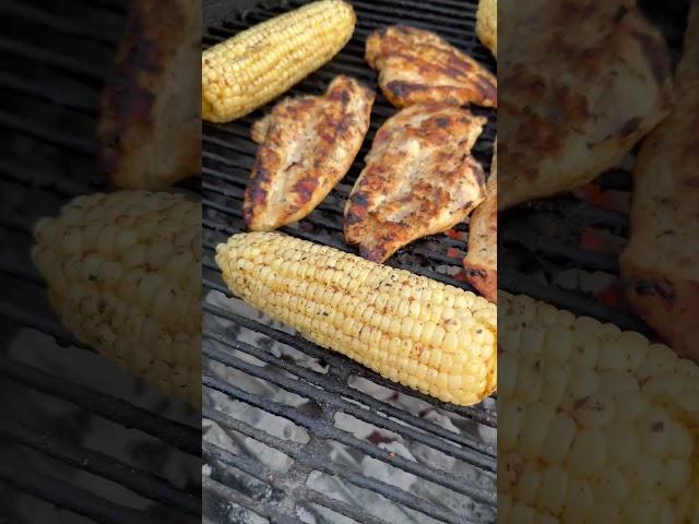 How to Make Perfect Barbecue Chicken and Corn | Easy BBQ Recipe #shorts