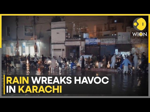 Pakistan: Heavy rain causes urban flooding in Karachi | World News | WION