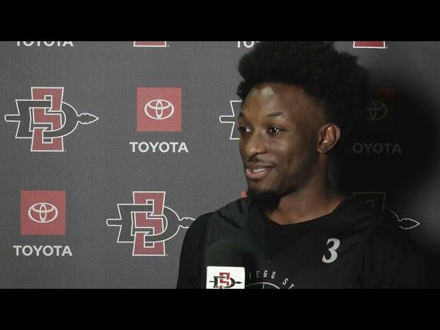 SDSU MEN'S HOOPS: PLAYERS WAYNE MCKINNEY III & MILES HEIDE PREVIEW GONZAGA