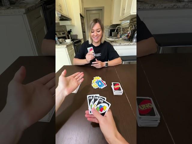 I’m never playing UNO again Subscribe to me #play #games #gameplay