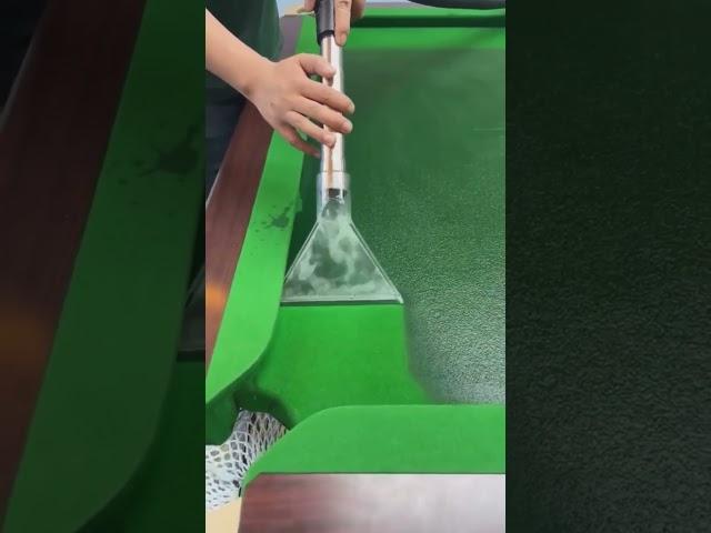 Cleaning a pool table