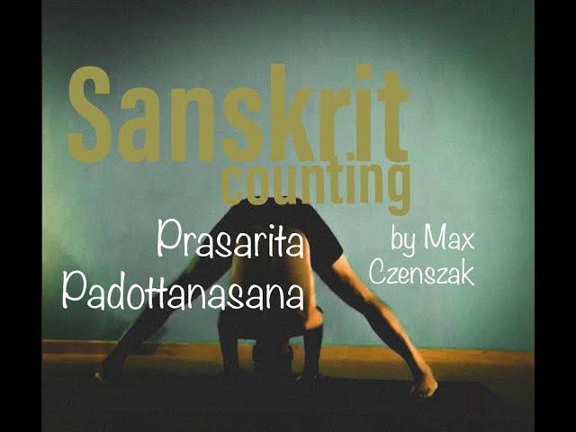 Prasarita Padottanasana Sanskrit counting by Max Pascal Czenszak