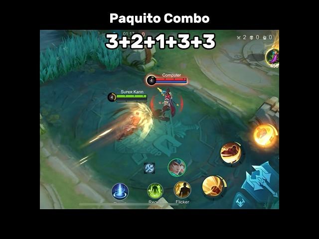 Paquito Combo For Beginners part2#mobilelegends #mlbb #guide #mlbbshorts #shorts