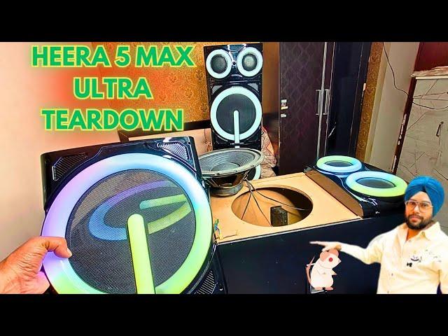 What is inside Flowbeats Heera 5 Max Ultra DJ Tower Speaker Teardown #teardown #heera5 #heera5pro