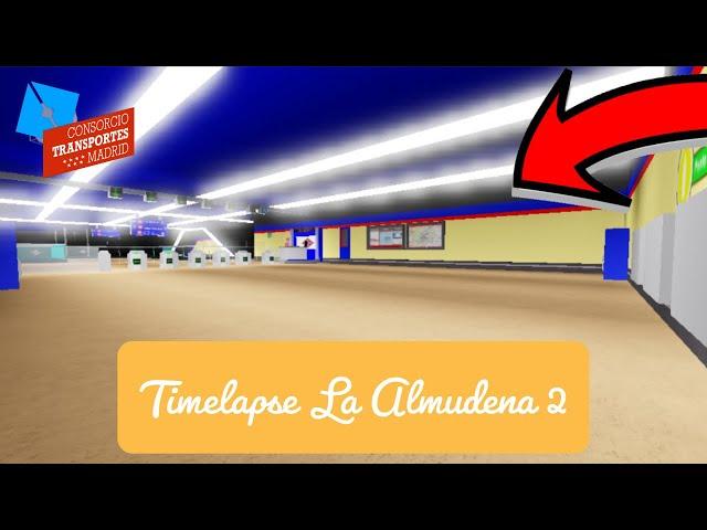 (ItzAlfredoYT) CONSTRUYO EL HALL DE LA ALMUDENA (Timelapse #2) | Metro de Madrid: RBX Edition