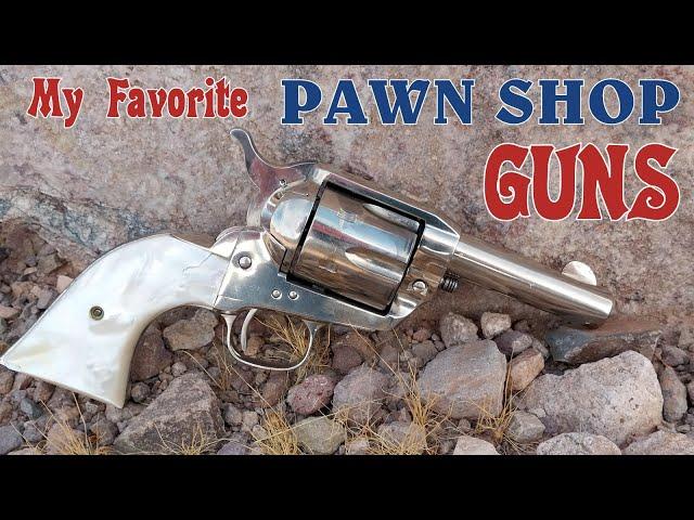 My 3 Favorite Pawn Shop Firearms - Real 'Mother-of-Pearl' Grips & Gang Graffiti