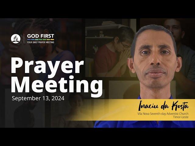 God First Your Daily Prayer Meeting - September 13, 2024