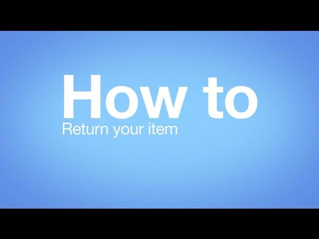 Ebuyer.com - How to raise a return for your item