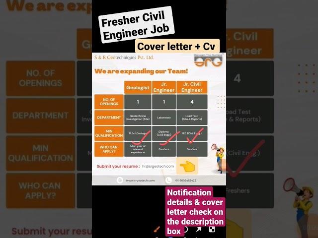 Civil Engineer (Junior Engineer) fresher Job Vacancy @Jobgo4U
