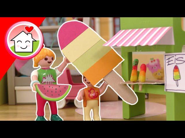 Playmobil Familie Hauser - Melone Wassereis Kinderzimmer für Anna und Lena - Pimp my PLAYMOBIL