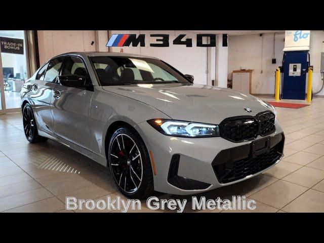 NEW ARRIVAL! 2025 BMW M340i xDrive LCI2 Brooklyn Grey Metallic #bmw #m340i #g20