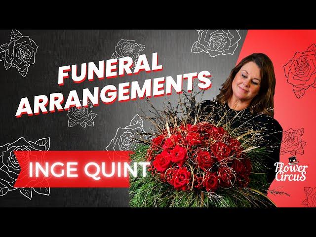 Flower Circus Show: Funeral Arrangements and inspiration by Inge Quint