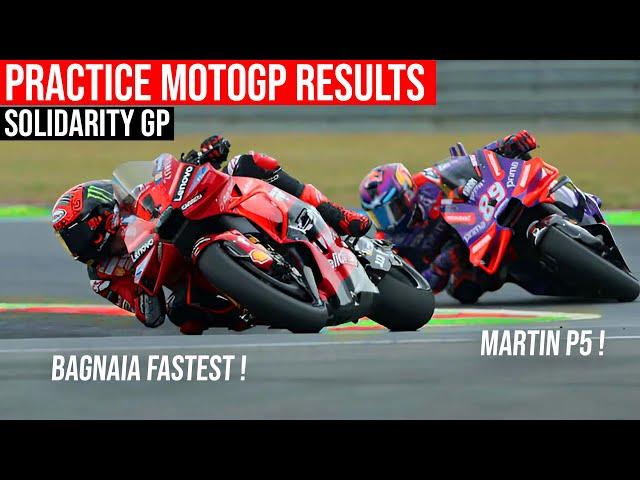 Practice MotoGP Results | SolidarityGP Practice Results Today | #motogpqualifying