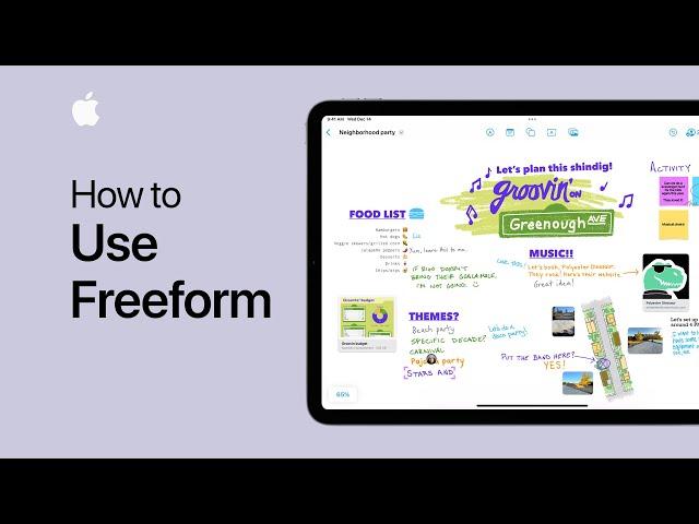 How to use Freeform | Apple Support