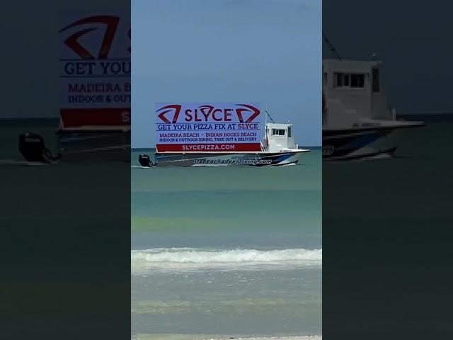 Barge Ads @ the Clearwater Beach