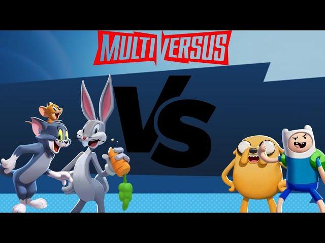 Tom & Jerry & Bugs Bunny VS Finn & Jake - Multiversus Gameplay