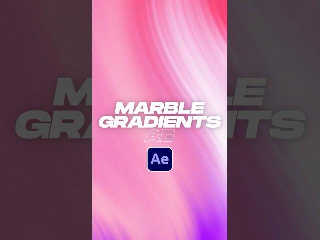 Create Marble Liquid Gradient Backgrounds in After Effects