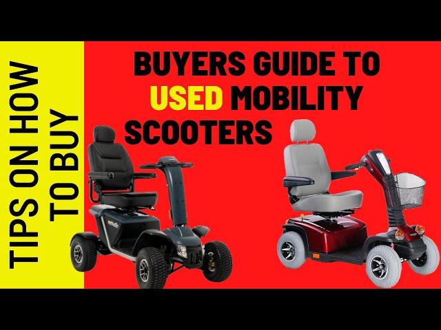 buyers guide to used mobility scooters