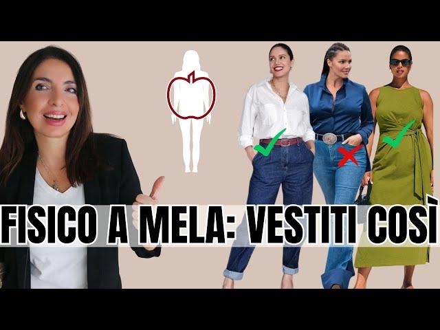 COME VESTIRSI CON UN FISICO A MELA e nascondere la pancetta