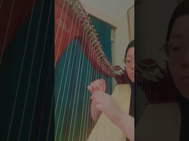 [For Harp Beginners] Be Thou My Vision, Irish Hymn #harpmusic #harp #MusicToSleep#insomnia#relaxing