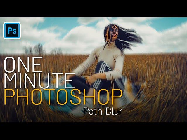 How to make Creative Background Blur in Photoshop -  Path Blur Quick Tutorial