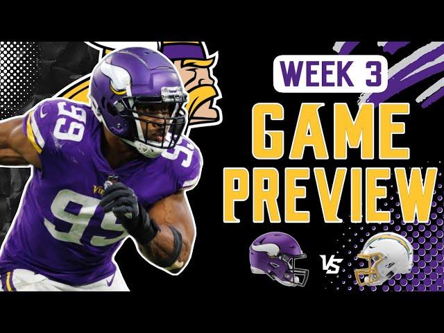Minnesota Vikings vs Los Angeles Chargers Week 3 GAME PREVIEW