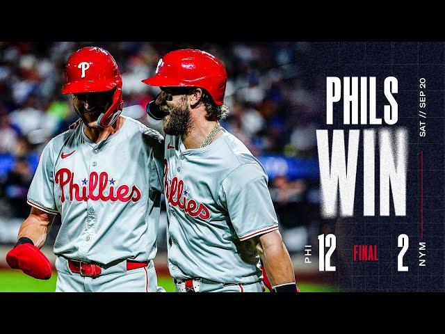 Phillies vs. Mets Game Highlights (9/20/24) | MLB Highlights