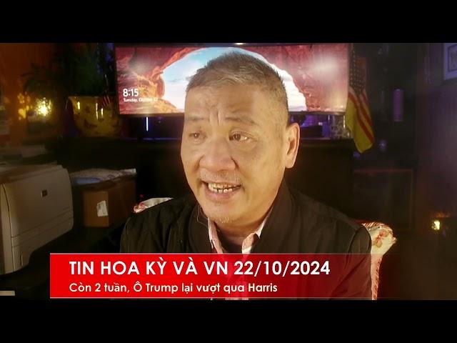 TIN HOA KỲ VÀ VN 22/10/2024: Ô Trump lại dẫn trước bà Harris ở cộng đồng Latino và ở Georgia