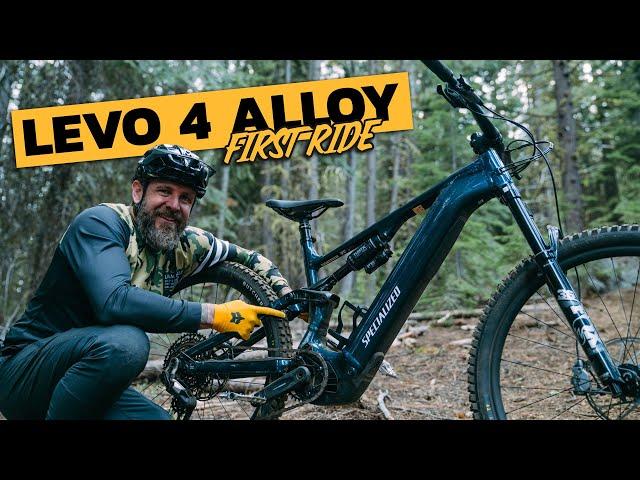 Gen 4 Levo Alloy - First Ride on Specialized Turbo Levo 4 Aluminum