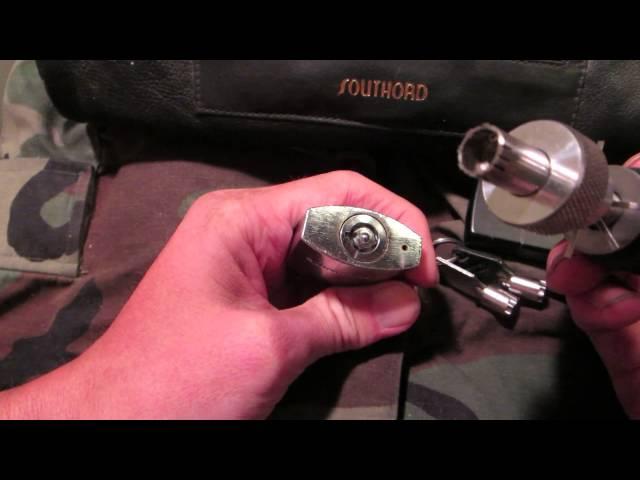 Kryptonite 7 pin Tubular Padlock Picked Open...Thanks ejlockpix