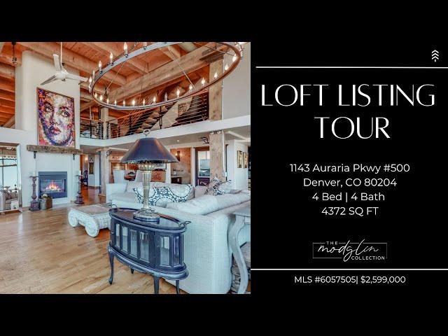 Tour a LUXURY 4300 sqft Historic Loft In Downtown Denver