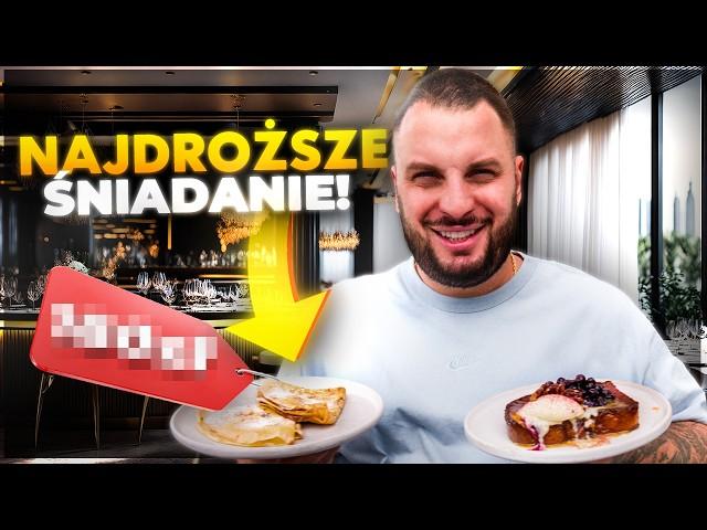 ŚNIADANIE W NAJDROŻSZYM HOTELU